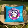 Cute Cartoon Penguin Cushion Cover Soft Reversible  Durable Pillow Cover  MultiScene Use for Home  Car Daily Comfort