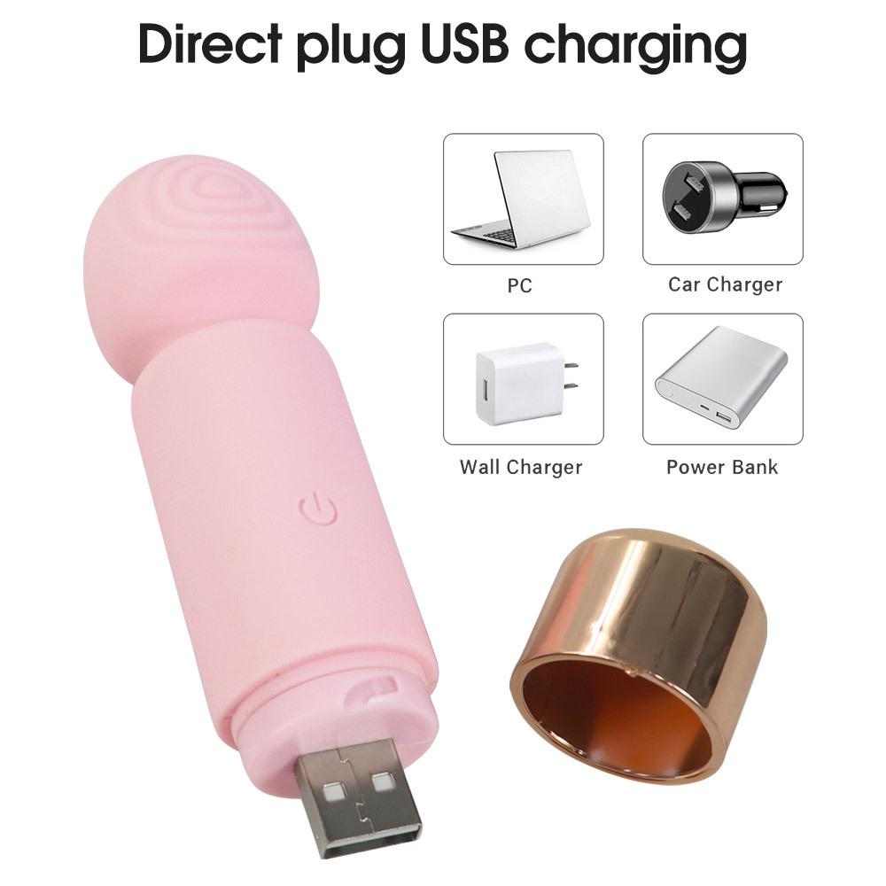 Charging Mini G-Spot Thread Flirting AV Massage Vibrator Female Masturbation Vibrator Adult Supplies Batch