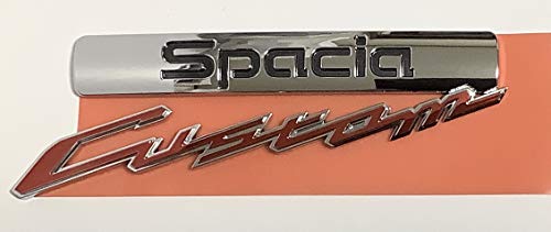 

[Suzuki Car Emblem with Masking Tape] Suzuki Spacia Custom (SUZUKI Genuine Spacia Rear) Comes with temporary fixing masking tape when installed.