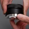 La mellow Distributor Coffee Tamper, 51mm, Adjustable Height, with Graduations, Stainless Steel, for Espresso Grinder