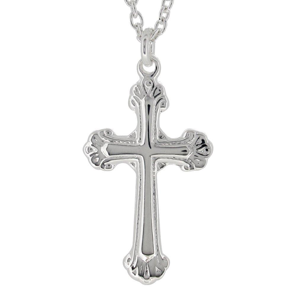Gin No Cross Silver 925 Necklace with Chain Pendant for Men and Antique Cross [Shinjuku Kura] Medieval-style Women, Necklace,