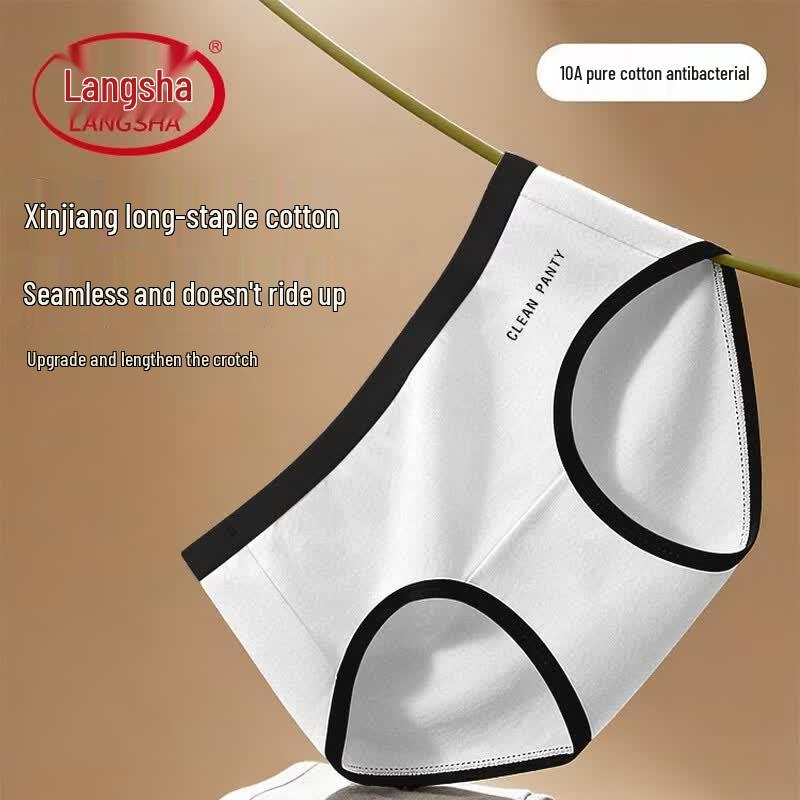 Langsha Women s Breathable Antibacterial Cotton Briefs L