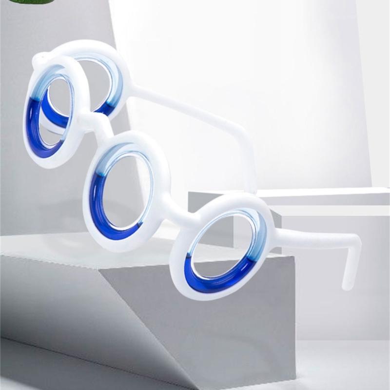 Motion Sickness Glasses for Adult and Children No Lens Lightweight and Portable Glasses for Outdoor Travel Car Trip