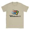 Windows 95  T Shirt Summer  Cotton T-Shirts For Men Fashion Pattern Tshirt Short Sleeve Vintage Tees