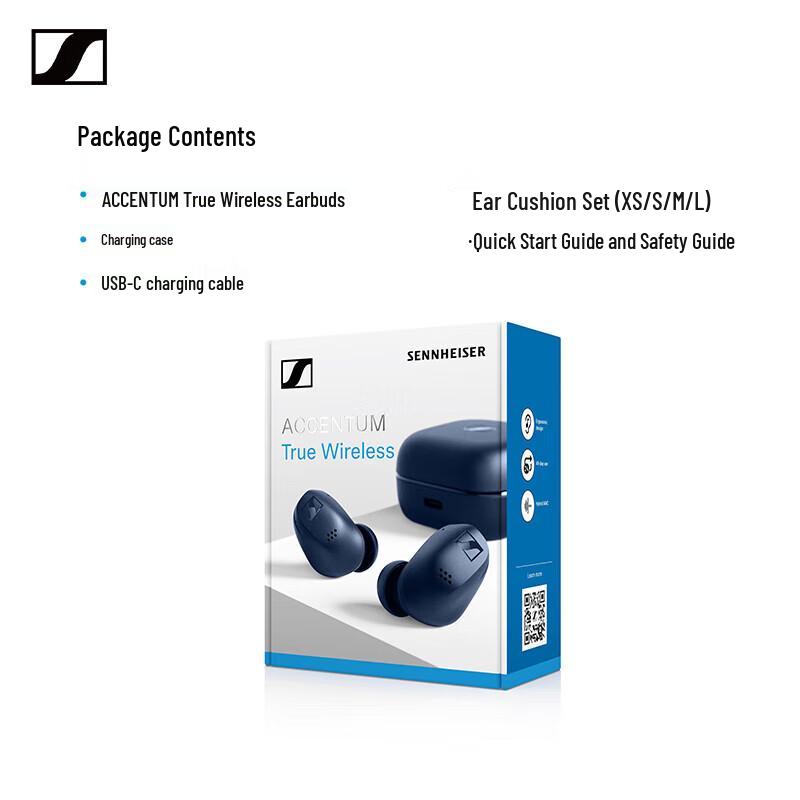 Sennheiser ACCENTUM Open ANC True Wireless In-Ear Earbuds