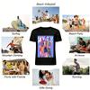 Trendy E-sports Girl Group Printed T-shirt Unisex Loose Casual Street Style Game Peripheral Top Pure cotton T-shirt