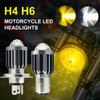 Universeller Motorrad-Scheinwerfer H4 /H6 12V LED Moto Fern-/Abblendlicht LED-Lampen 12000LM Superhelles Auto-Motorrad Nebelscheinwerfer