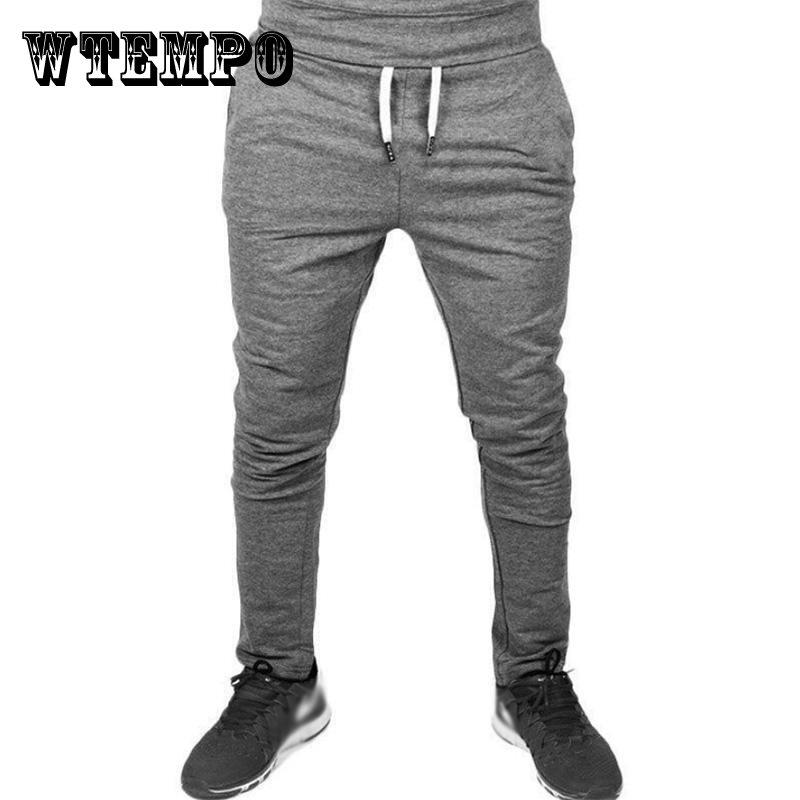 Buy Spring and Autumn Thin Sports Trousers Men's Jogging Pants Slim Fit