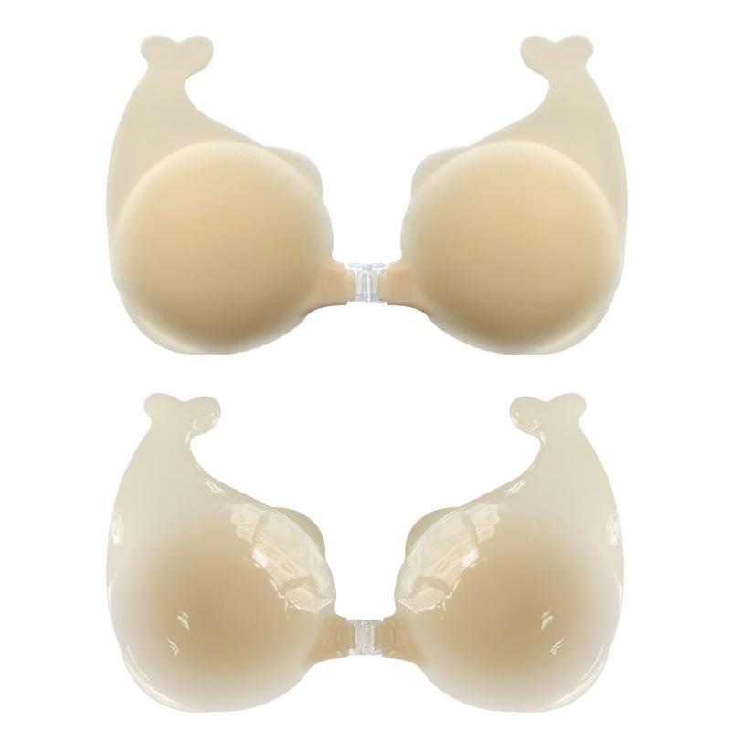 

Дельфин Лифт: Бесшовные силиконовые накладки на соски без бретелек с защитой от обвисания и выпирания, идеально подходят для свадеб и фотосессий. Size C