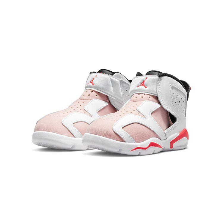 Jordan 6 Retro Little Flex Atmosphere (TD) Baby Sneakers Infrared-23-White-Black DR8499-661