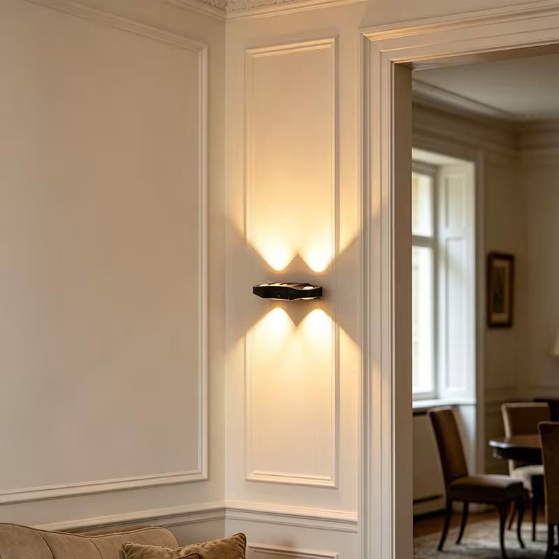 Rechargeable Induction Wall Lamp with Motion Sensor - Nightlight, Magnetic, Corridor Ambiance, High-End Feel