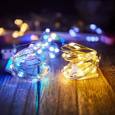 1pc Fairy Lights Copper Wire String Lights Outdoor Lamp Christmas Festoon Garland Light For New Year Wedding Party Decoration