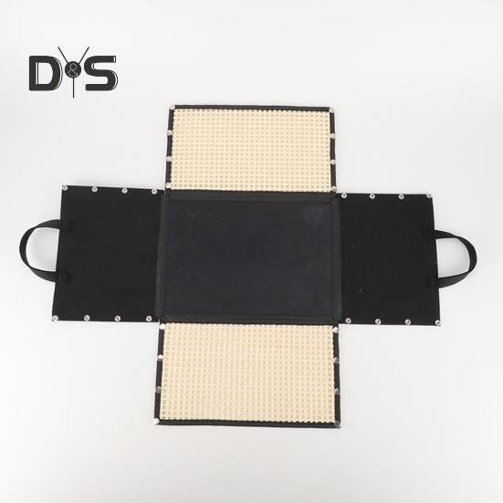 Handgewebter Aufbewahrungskorb aus Bambus, Organizer mit großer Kapazität, Mehrzweck-Wäschekorb im faltbaren Design mit Griff