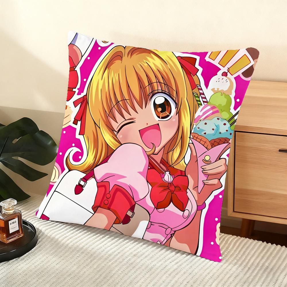 M-Mermaid Melody Pichi Pichi Cushion Cover Soft Short Plush Pillow Cover Smooth Cozy Texture Aesthetic Cushion Case Home Decor