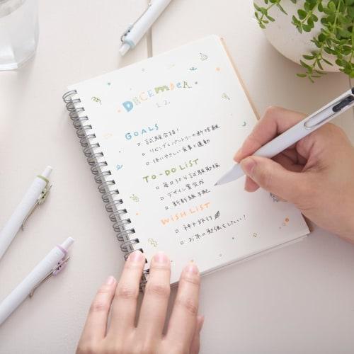 Mitsubishi Pencil Gel Ballpoint Pen Uniball One 0.38 Fika Color 8 Color Set UMNS38FC8C