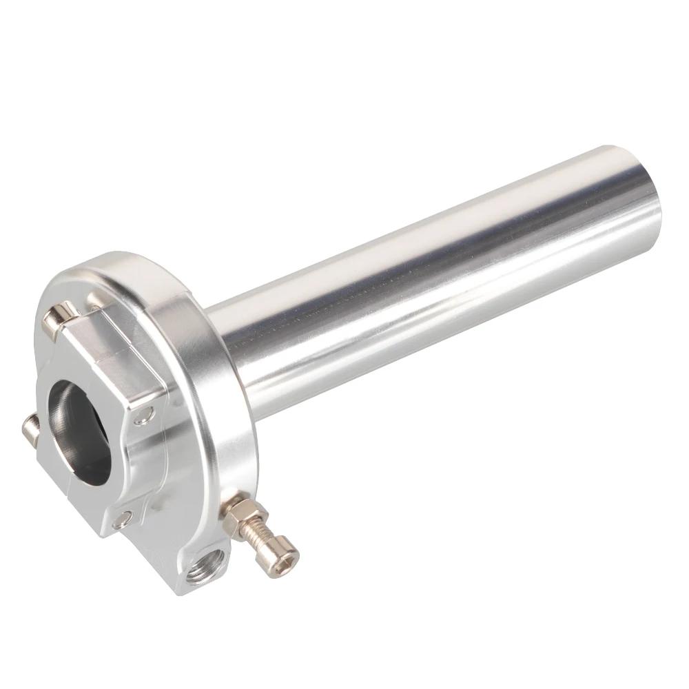 Universal Motorcycle 7/8" CNC Aluminum Accelerator Throttle Twist Grips Handlebars for Most Moped Dirt Pit Bike Scooter ATV Quad