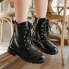 Girls Boots Short Booties Side Zipper Soft Bottom Leather Dress Riding Boot For Kids
