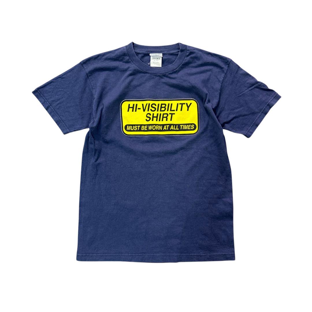 

[USED] 7SM1 Science London x BEAMS short-sleeved T-shirt, navy, used