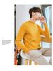 Semi-turtleneck Sweater Men's Soft Fit Knit Sweater Solid Color Casual Warm Long-sleeved Versatile Wool Bottoming Shirt Tide