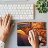 Serious Working Dog Large-Scale Game Mouse Pad Small Mouse Pad Thickened Desk Desktop Computer Keyboard Wireless Boy Girl Gift