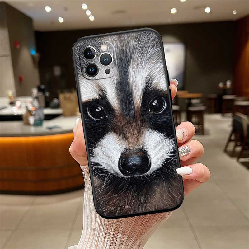 UP4 Animal Raccoon Fox New High-End Shell Phone Case for Xiaomi Poco C40 C50 C51 C55 C65 C71 C75 F3 F5 F6 F7 M2 M3 Pro Ultra