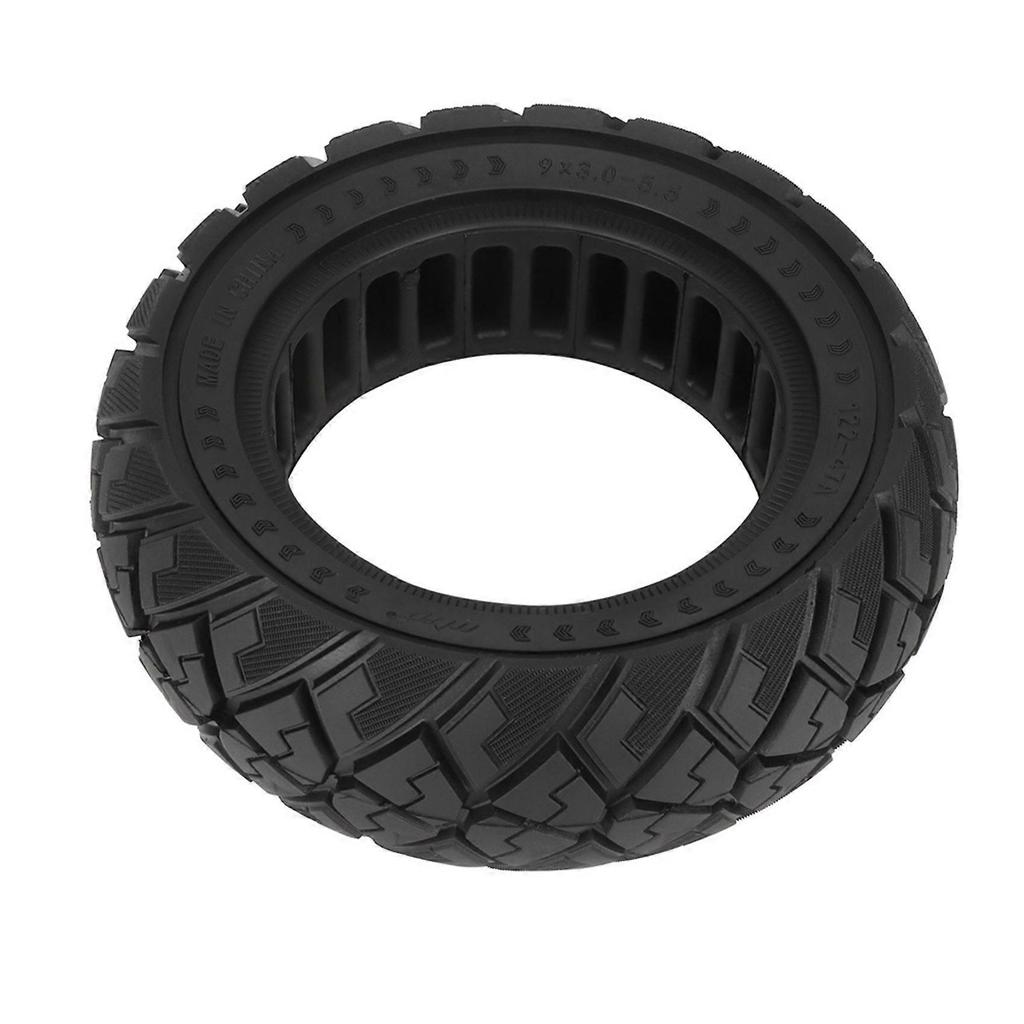 Neumático Sólido Todoterreno 9x3.0-5.5 para Patinete Eléctrico Kukirin G2 Pro Antideslizante y Antiexplosión Ty
