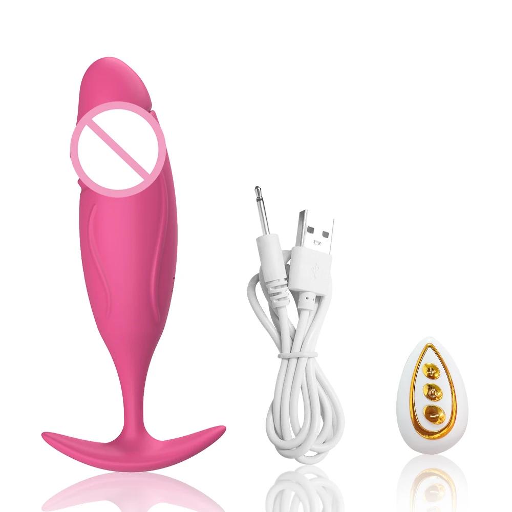 10 Modes Vibrating Butt Plug Anal Plug for Men Remote Control Anal Vibrator for Gay Mini Dildo for Women Sex Toy for Men