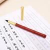 Sandalwood Brass Pen Brush for Calligraphy Practice