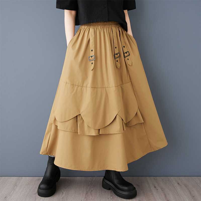 Spring Women's Irregular Patchwork Skirt