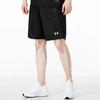 Under Armour All Over Print Loose Fit Short Sleeve Training Knit Shorts Casual Sports Set Unisex sets Black 21500531-001+21500206-001