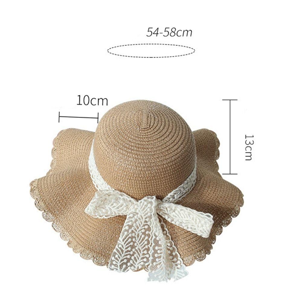 Straw Beach Hat UV Protection Straw Cap Fashion Sun Hat  Summer