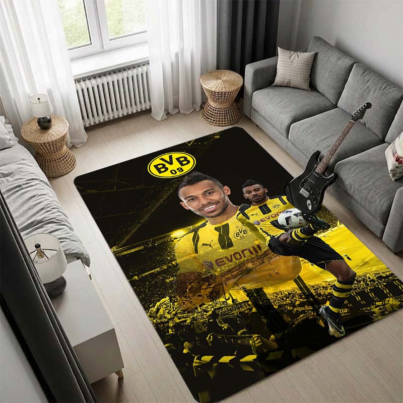 Borussia Dortmund BVB Marco Reus Area Rug Non Slip Floor Carpet Living Room Game Room Decor Gift for Football Supporters