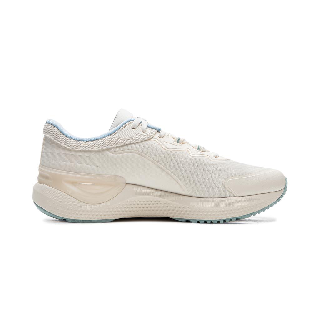 Li Ning Easy Adapt V2 Soft Rebound Laufschuhe Atmungsaktiv Stoßdämpfend Langlebig Low-Top Sneaker Damen Sneaker Off-White ARSU110-3