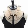 Adjustable Tie Ruffled Collar Organza For Victorian Age Costumes and Cosplay Halloween Accessory Collar