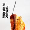 Stainless Steel S-Shaped Hook for Hanging and Drying Meat: Bacon, Duck, Sausage, Pork, Fish - Thickened and Pointed.