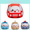 Kids Durable Car Pattern School Bag With Lightweight Design And Cushioned Shoulder Straps For Toddlers