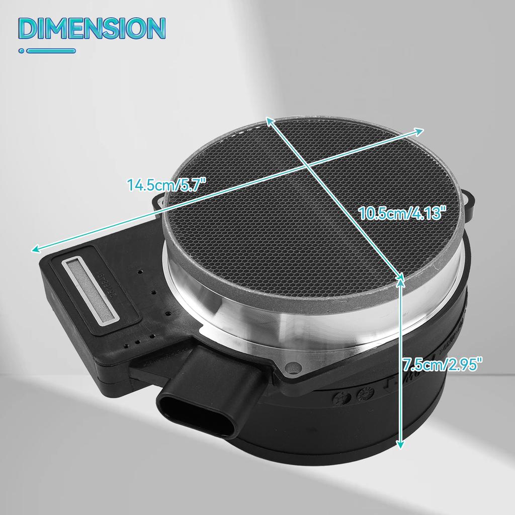 MAF Mass Air Flow Sensor Meter 5 Pins for Chevrolet Corvette Silverado Avalanche 1500 Suburban Tahoe GMC Sierra Yukon 25168491