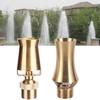Brass Ice Tower Cedar Fountain Nozzle 1/2" Female 3/4" Male Thread Universal Bubbler Jet Fountain Durable