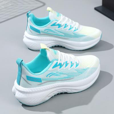 Women's Spring New Thick Soled Fashionable Breathable Lightweight Women's Shoes Casual Trendy Match Sports Shoes Women