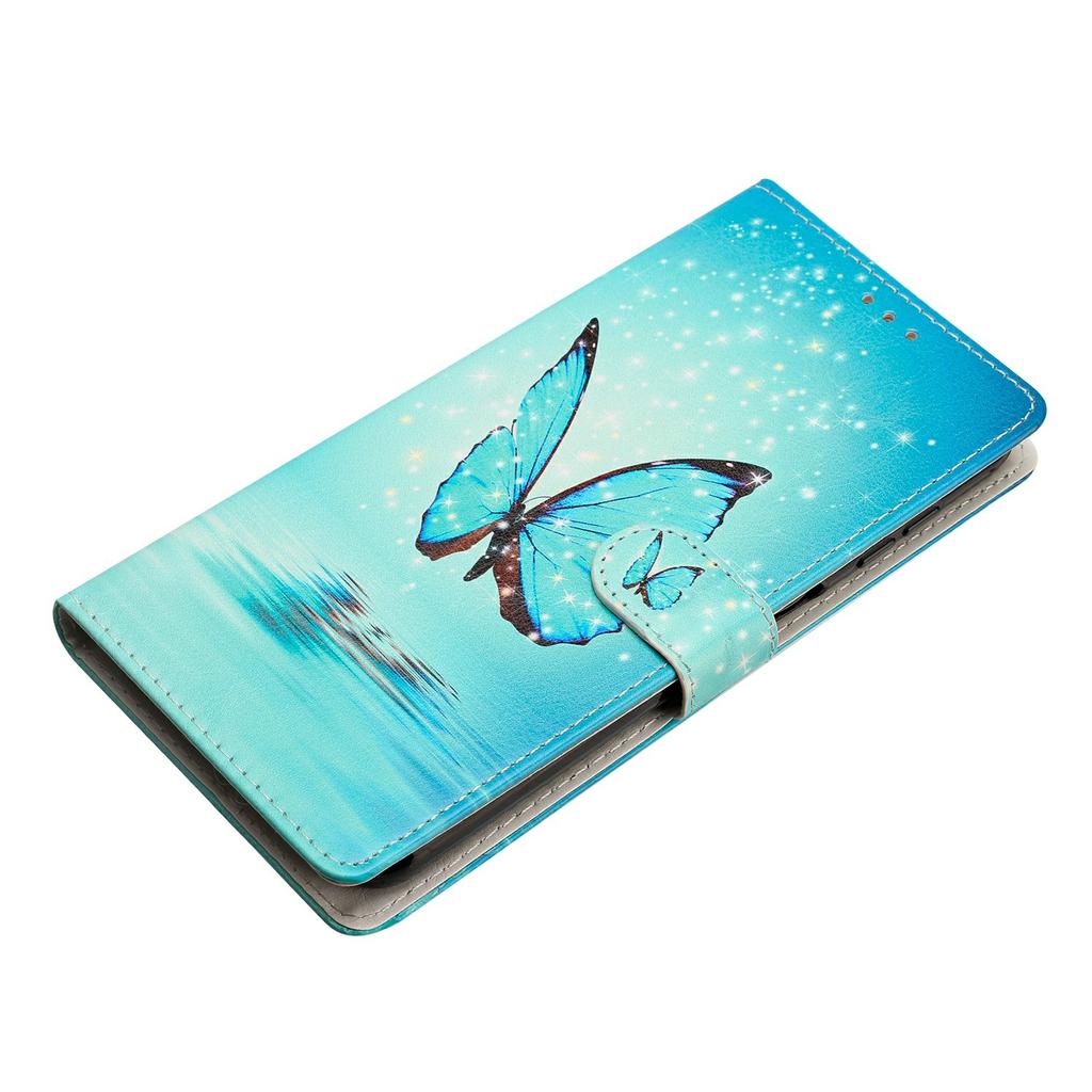 For Xiaomi Poco C75 4G/Redmi 14R 5G/14C 4G Wallet Case PU Leather Pattern Printing Stand Phone Cover with Strap