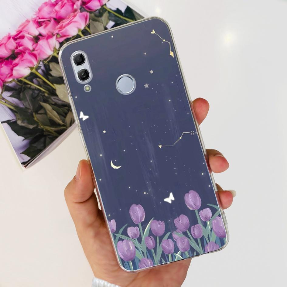 Für Honor 10 Lite Hülle HRY-LX1 HRY-LX2 Abdeckung Mode Schmetterling Transparentes Silikon Hüllen Für Honor 10 10i Honor10 Bumper
