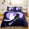 3PCS Single-sided Printed Bedding Set ,Comforter Cartoon Cute Cat Duvet Bedding Cover Pillows Comfortable Bedspreads BeddingSet