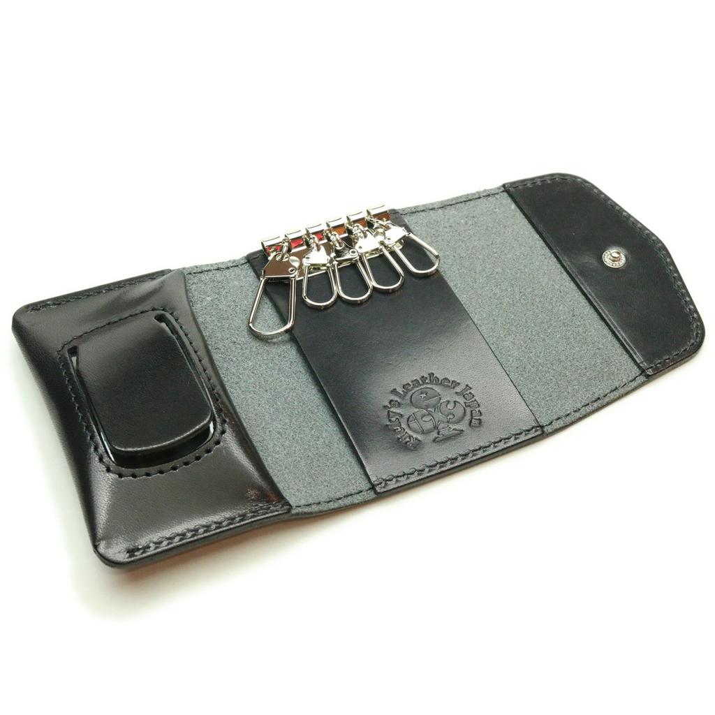 Case Type II Normal Black Compatible with Almost All Models Smart Key Remote Control Remote Control Key Keyless Genuine Leather Leather Tochigi