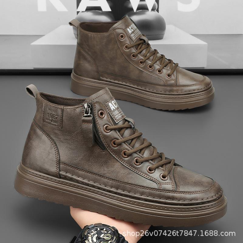 

Дошки чоловічі черевики черевики Мартін нові осінньо-зимові британського стилю робочі черевики чоловічі черевики трендові черевики чоловічі черевики-локомотиви 44