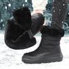 2026 New Style Casual Women's Boots Plus Size Cotton Shoes Fleece-Lined And Thickened Warm Snow Boots
