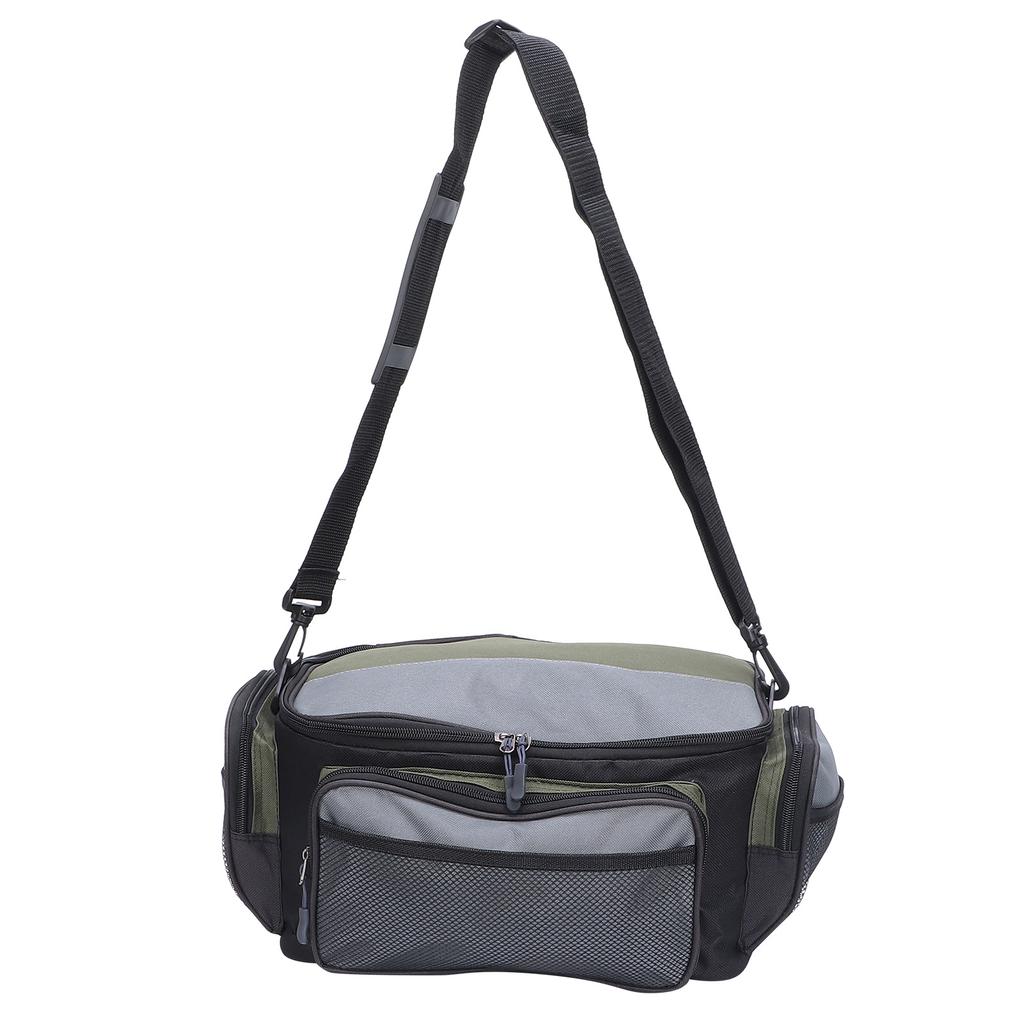 Large Capacity Square Fishing Storage Bag Polyester Bait Bag Fishing Accessories