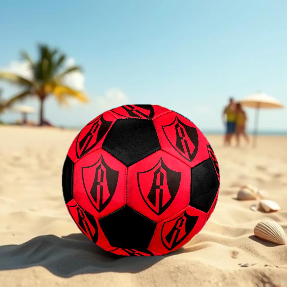 SIZE 5 Atlas Football Club Soccer Ball Colorful All Ages Machine Stitched PVC Competition Ready Durable High-Bounce