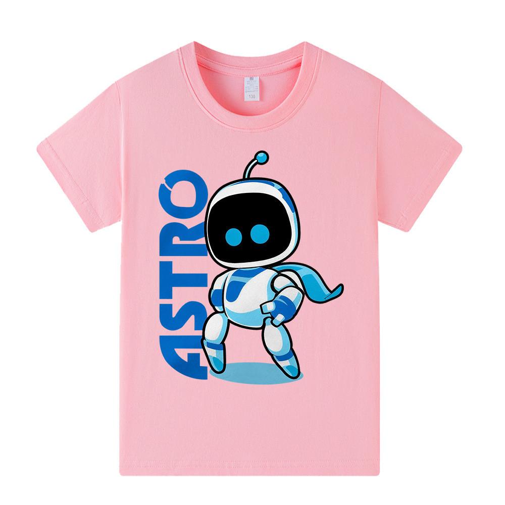 A1337 Dětské tričko s krátkým rukávem a potiskem Astro Bota pro kluky a holky