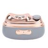 Electric Nail Clipper 4 In 1 Ultra Quiet Automatic Fingernail Grinder with LED Guide Light and Curing Lamp Gray