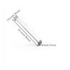 Cabinet Pulls, Aluminum Alloy Silver Handles, Modern Drawer, Kitchen, Closet 301 9.6cm